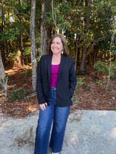 Load image into Gallery viewer, Woven Long Sleeve Blazer with Lining