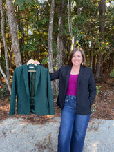 Load image into Gallery viewer, Woven Long Sleeve Blazer with Lining
