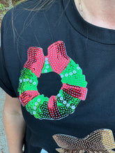 Load image into Gallery viewer, Festive Christmas Essentials Sequin Top