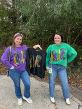 Load image into Gallery viewer, IP8232G-28 VINTAGE WASHED Fringed Mardi Gras Boots Pullover