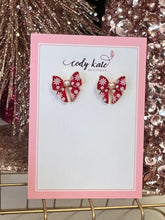 Load image into Gallery viewer, Christmas Bow Studs