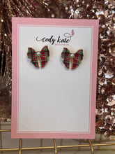 Load image into Gallery viewer, Christmas Bow Studs