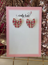 Load image into Gallery viewer, Christmas Bow Studs