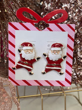 Load image into Gallery viewer, Santa Stud Earrring
