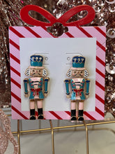Load image into Gallery viewer, Nutcracker Soldier Post Earrings