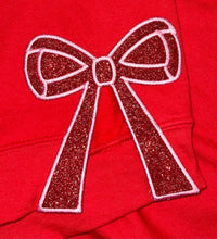 Load image into Gallery viewer, Avery's Accents ADULT Merry and Bright Bow Sweatshirt