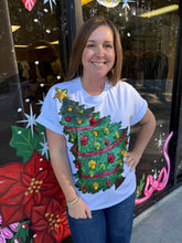 Load image into Gallery viewer, Jingle Bells Christmas Tree Sequin Top