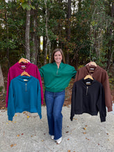 Load image into Gallery viewer, Doorbuster Scuba Half Zip Top