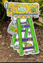 Load image into Gallery viewer, Drez Mardi Gras Yard Stakes