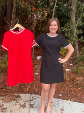 Load image into Gallery viewer, Kaitlyn Rhinestone Shift Dress