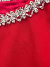 Load image into Gallery viewer, Kaitlyn Rhinestone Shift Dress