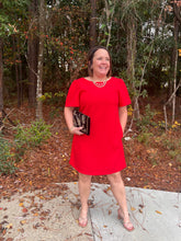 Load image into Gallery viewer, Urania Bow Shift Dress