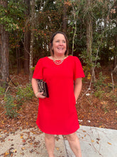 Load image into Gallery viewer, Urania Bow Shift Dress