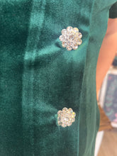 Load image into Gallery viewer, Jackson Velvet Button Dress