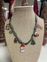 Load image into Gallery viewer, Christmas theme Scarf Charm necklace