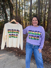 Load image into Gallery viewer, Mardi Gras Sequin Knit Sweater Top