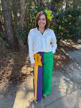 Load image into Gallery viewer, Mardi Gras Symphony Side Bow Pants