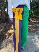 Load image into Gallery viewer, Mardi Gras Symphony Side Bow Pants