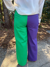 Load image into Gallery viewer, Mardi Gras Symphony Side Bow Pants