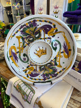 Load image into Gallery viewer, Mardi Gras Chip and Dip Platter