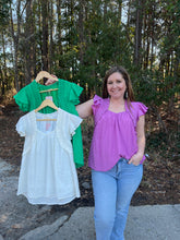 Load image into Gallery viewer, H11220 Sweetheart Top with Smocking Detail