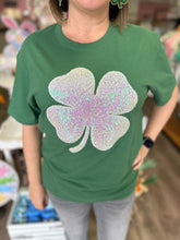 Load image into Gallery viewer, Clover St. Patrick Sequin T Shirt