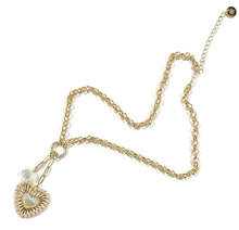 Load image into Gallery viewer, BB Lila SB- Achy Breaky Heart Necklace