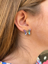 Load image into Gallery viewer, BB Lila Monarch Studs