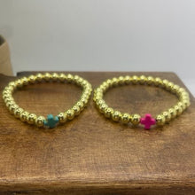 Load image into Gallery viewer, Jennifer Thames Cross Beaded Bracelet