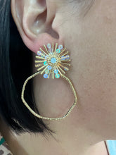 Load image into Gallery viewer, Taylor Shaye Sequin Sunburst Hoops