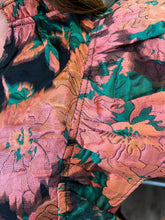 Load image into Gallery viewer, D20875 Textured floral mini dress featuring ruffle detail