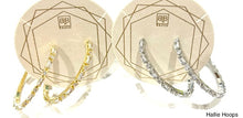 Load image into Gallery viewer, BB Lila Hallie Hoops