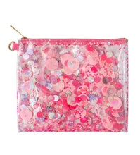 Load image into Gallery viewer, Pink Party Confetti Everything Pouch
