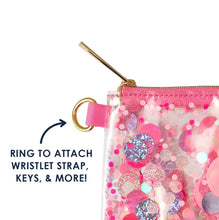 Load image into Gallery viewer, Pink Party Confetti Everything Pouch