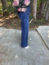 Load image into Gallery viewer, Judy Blue High Waist Tummy Control Lux Retro Wide DK Cosmic Indigo