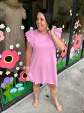 Load image into Gallery viewer, K6887 French Terry round neck dress
