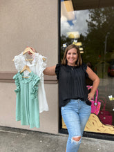 Load image into Gallery viewer, H5869 Ruffle Detailed Pleated Top