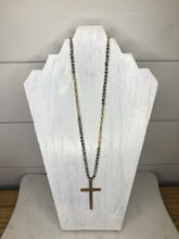 Load image into Gallery viewer, Gold Cross Necklace #137-online