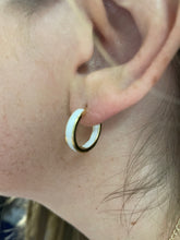 Load image into Gallery viewer, Jennifer Thames Enamel Hoops
