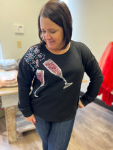 Load image into Gallery viewer, KT230234 Beaded Champagne Sweatshirt