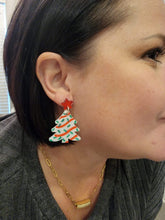 Load image into Gallery viewer, Livy and Vee Christmas Tree Cake Earrings