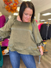 Load image into Gallery viewer, CT3059 Satin Double Layer Top