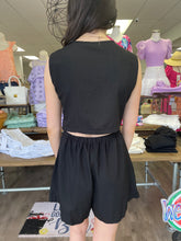 Load image into Gallery viewer, Woven Button Up Romper HF23E166