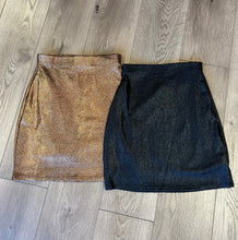 Load image into Gallery viewer, S2188 Metallic mini skirt