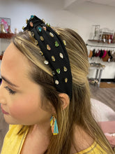 Load image into Gallery viewer, Multi Color Jewel Knotted Headbands