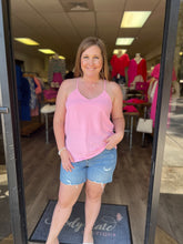 Load image into Gallery viewer, Racer Back V-Neck Cami Top