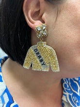Load image into Gallery viewer, Jockey Derby Beaded Earrings