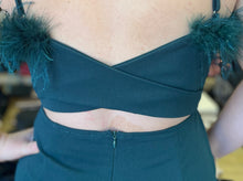 Load image into Gallery viewer, R19454 JUMPSUIT W/ FEATHER DETAIL