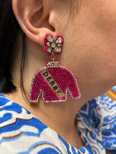 Load image into Gallery viewer, Jockey Derby Beaded Earrings