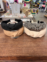Load image into Gallery viewer, Raffia Knotted Headband